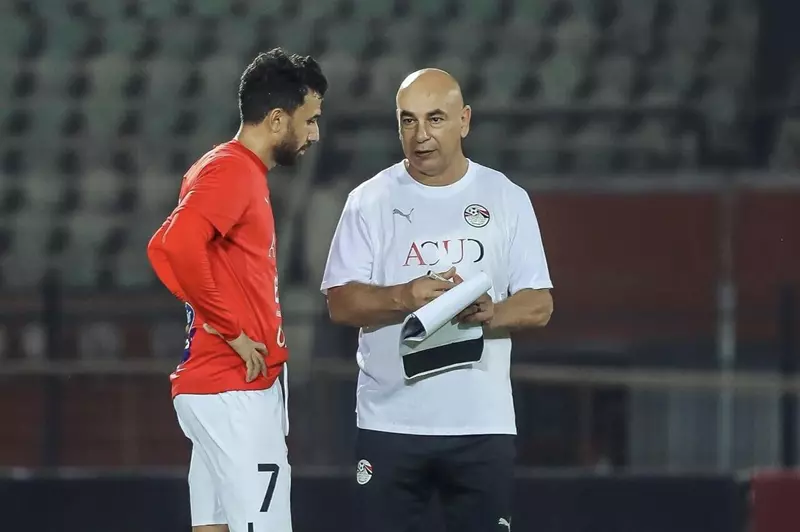 حسام حسن ومحمود تريزيجيه - منتخب مصر